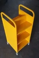 Economical End Of Range Steel Trolley 6 Sloped Shelves 17PMT287-6SER