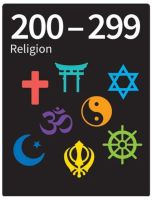 Dewey End Panel Signs 200-299 Religion. PD138-4002