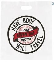 Economical Book Bag "Have Book Will Travel PD138-0372