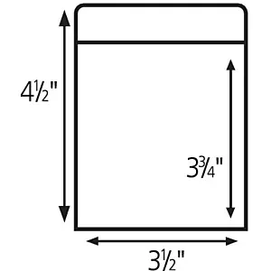 Extra Low Book Pocket Self-adhesive Backing. PD121-5526-S3