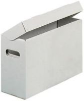 Record Storage Boxes With Attached Lid. 