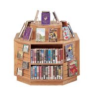 Book Display Furniture -Octagon Display Island Shelves