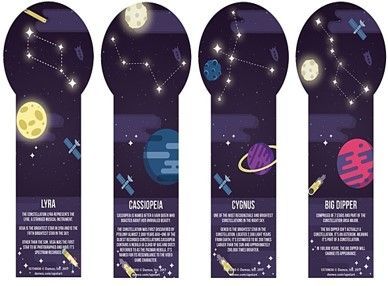 Constellation Die Cut Bookmark 200/pk. PD137-6419