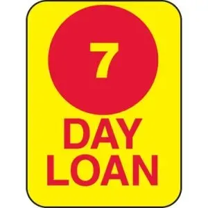 Circulation Labels "7 day Loan "  500/Roll. PD205-5040