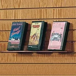 Slatwall DVD & Book Holder. PD148-7108