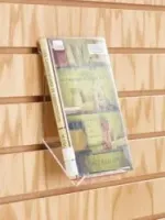 Acrylic Angled Slatwall Book Holder PD137-9059