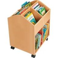 Four Compartments Books Browser Cart. 17PMT906-1202