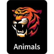 Flare Genre Subject Label " Animals ". PD138-4241