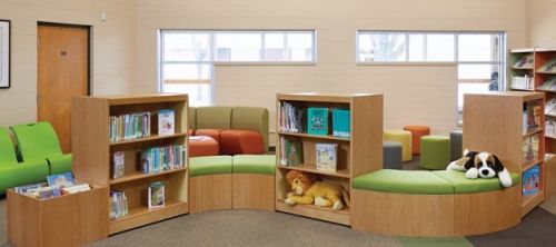 Classic Divider Shelves with Extra Large Cushion Seat Package C. CDLX-3B4S1D-PackC