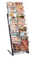 Wire Magazine Floor Display Rack 20 Pockets, PD135-7219