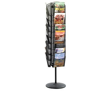 Magazine Rack- Steel & Plastic Design