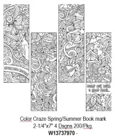 Colour Craze Activity Bookmark 200/pkg. PD137-3797