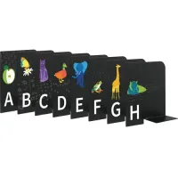 Bookshelf Dividers A-Z Graphics. PD138-2362
