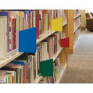 Wedge shelf markers (12/pkg) 6”H x 15”L (Assorted) PD136-1806